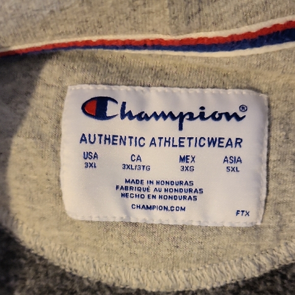 Champion Men's Dark Gray Zip-Up Hoodie - Picture 2 of 5
